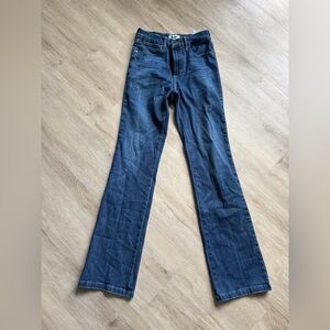 Classic Women's Dark Blue Straight-Leg Jeans